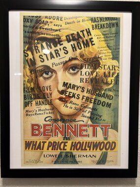 What Price Hollywood? (1932) Framed 8.5x11 Inch Art Print